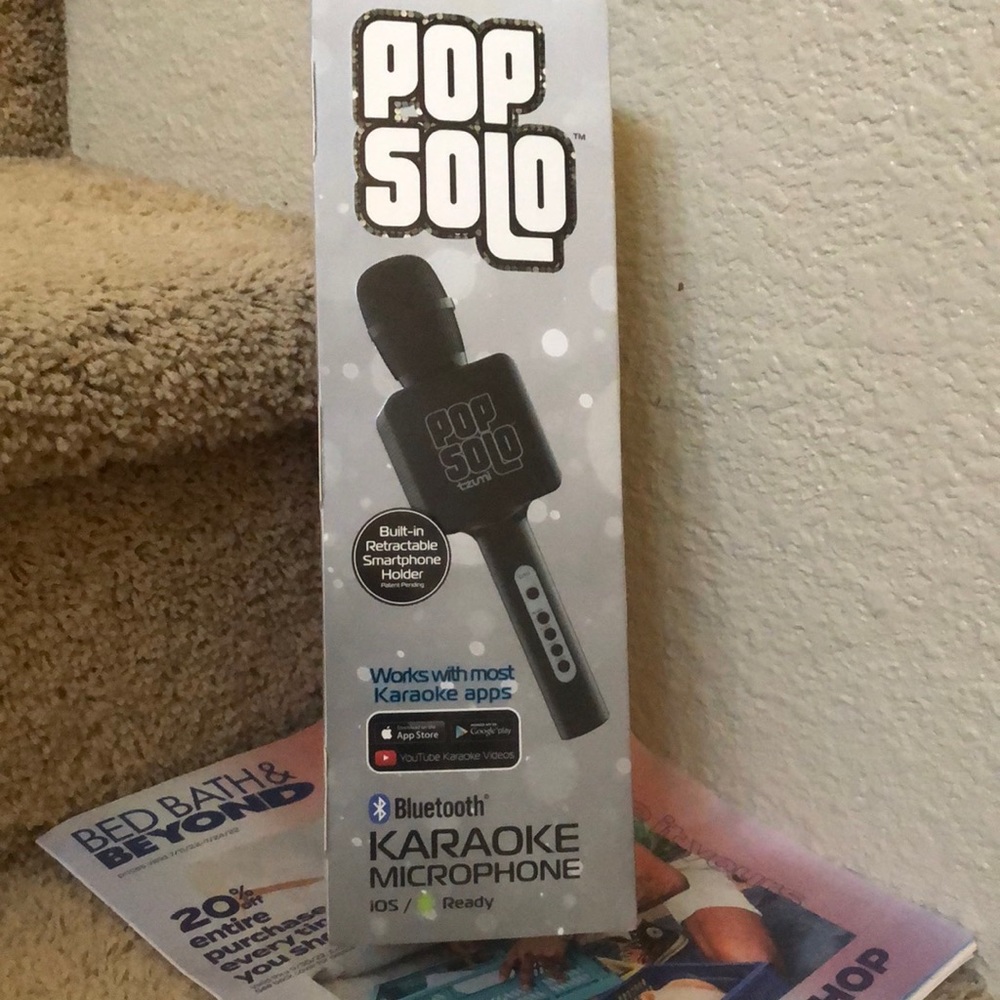 Pop solo microphone